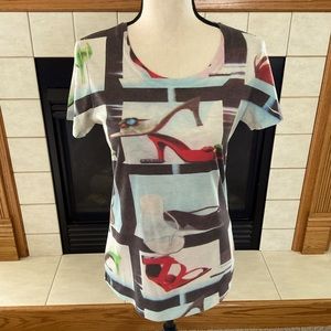 Miss Nikky Short Sleeve Women’s Top, Sz S